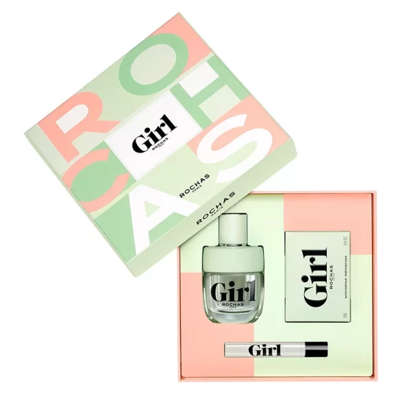 Rochas Girl W Set - EdT 60 ml + soap 75 g + EdT 7.5 ml /2021 - LB2720743