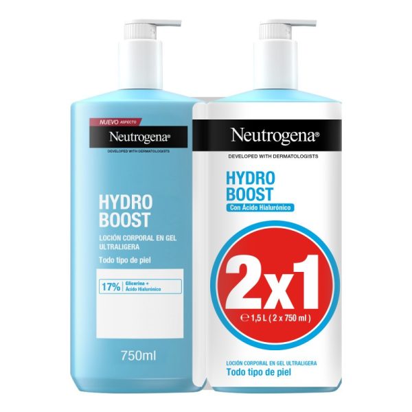 NEUTROGENA HYDRO BOOST body gel lotion pack 2 x 750 ml - NVA1785844