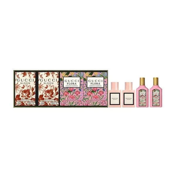 Gucci Ladies Garden Collection Miniatures EDP - 4x5ml - 2x Bloom/2x Flora Gorgeous Gardenia set x 20 ml - PARM-GU-010-01