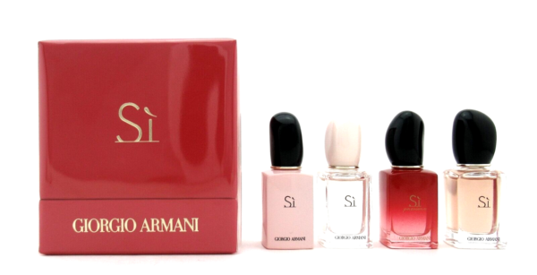 Armani Si Miniatures Set 4x7ml - Si Edt/Si Edp/Si Fioro Edp/Si Passione Edp set x 28 ml - PARM-AR-009-02