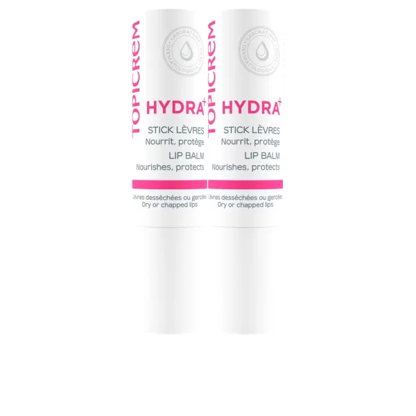 TOPICREM HYDRA+ ultra-hydrating lip balm pack 2 x 4 gr - NVA1705447