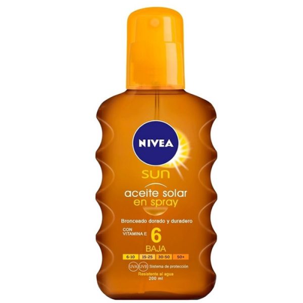 NIVEA SUN CARROT solar oil SPF6 200 ml - NVA0254054