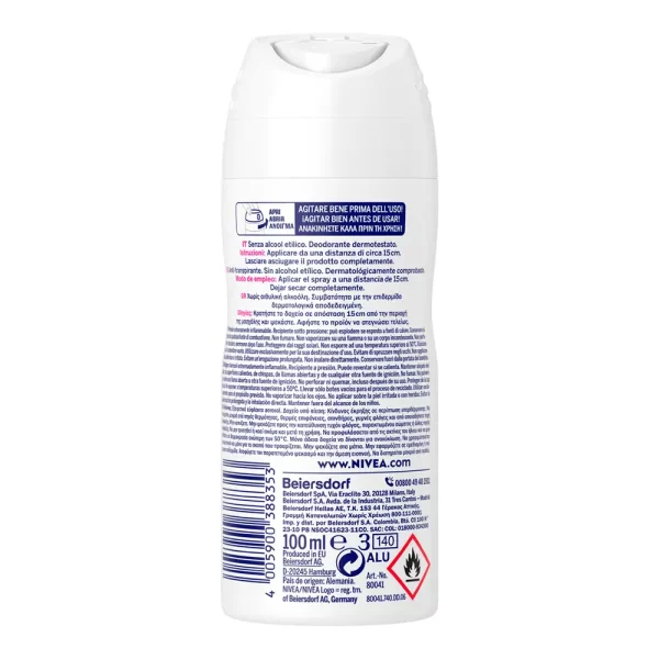 NIVEA BLACK & WHITE INVISIBLE deo vapo 100 ml - NVA0388353