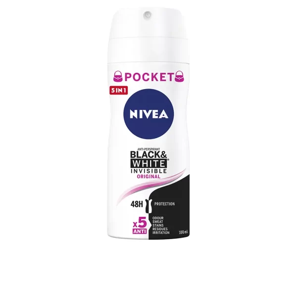 NIVEA BLACK & WHITE INVISIBLE deo vapo 100 ml - NVA0388353