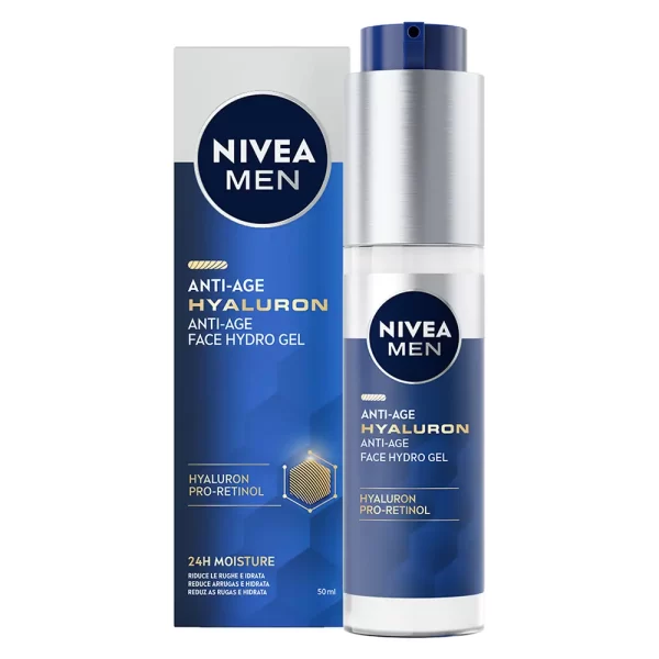 NIVEA MEN ANTI-AGE HYALURON moisturizing facial gel 50 ml - NVA0825971