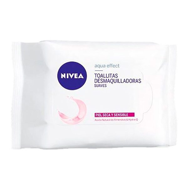 NIVEA Gentle 3-in-1 MAKEUP REMOVAL WIPES 25 u - NVA0047744