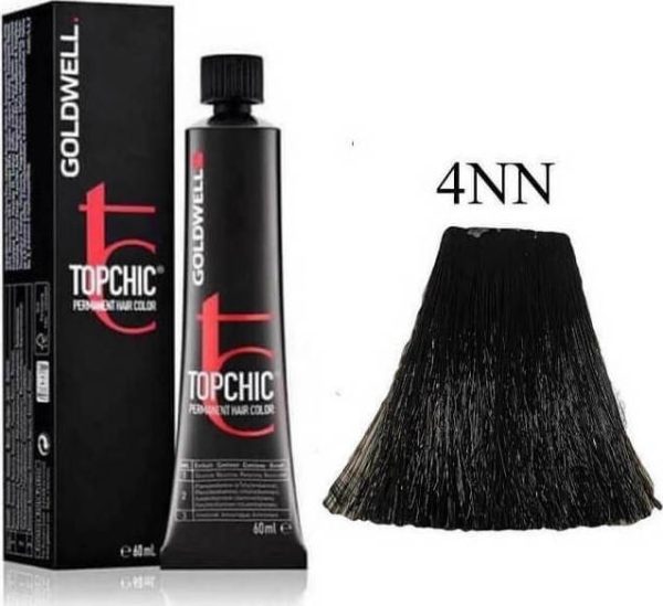 GOLDWELL TOPCHIC permanent hair color #4NN 60 ml - NVA9000167