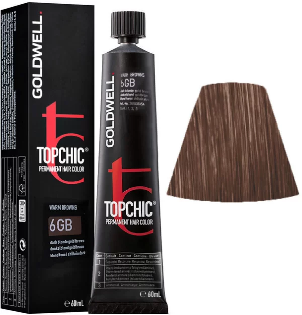 GOLDWELL TOPCHIC permanent hair color #6GB 60 ml - NVA9000617