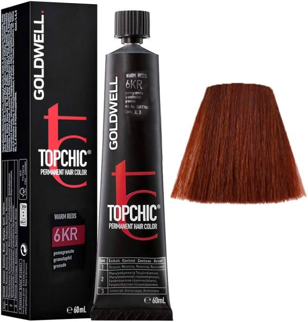 GOLDWELL TOPCHIC permanent hair color #6KR 60 ml - NVA9000891