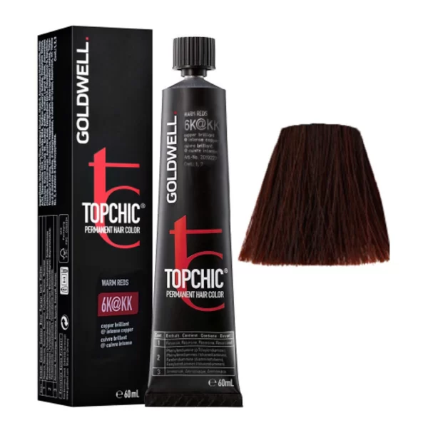 GOLDWELL TOPCHIC permanent hair color #6K@KK 60 ml - NVA9019220