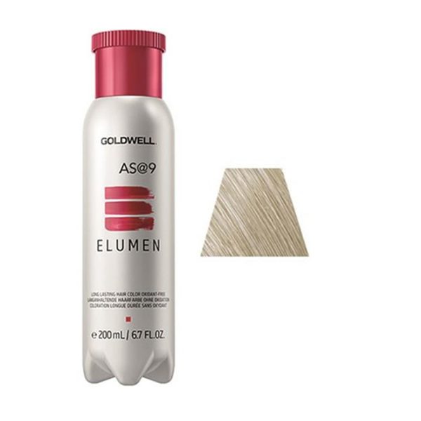 GOLDWELL ELUMEN COLOR long lasting hair color oxidant-free #AS@9 200 ml - NVA9109525