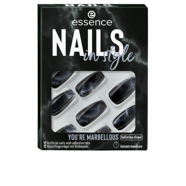 ESSENCE NAILS IN STYLE artificial nails #17-you're marbellous 12 u - NVA9422286