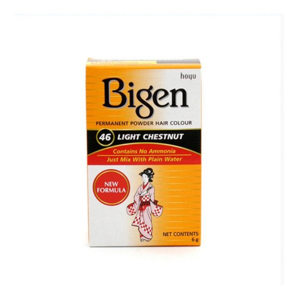 Μόνιμη Βαφή Bigen Nº46 Light Chestnut (6 gr) - S4242546