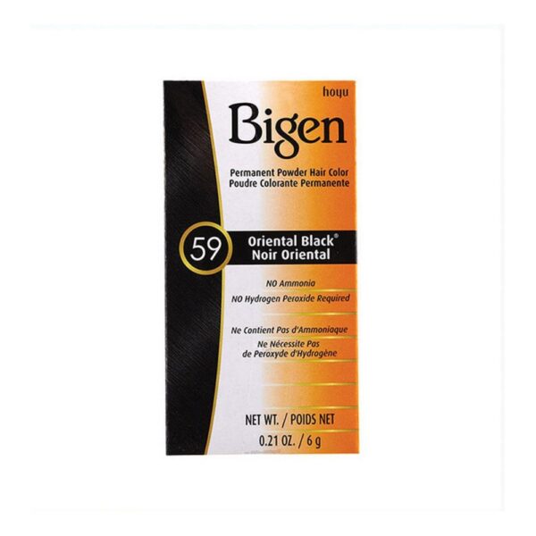 Μόνιμη Βαφή Bigen Nº 59 Oriental Μαύρο Σκόνη (6 g) - S4255074