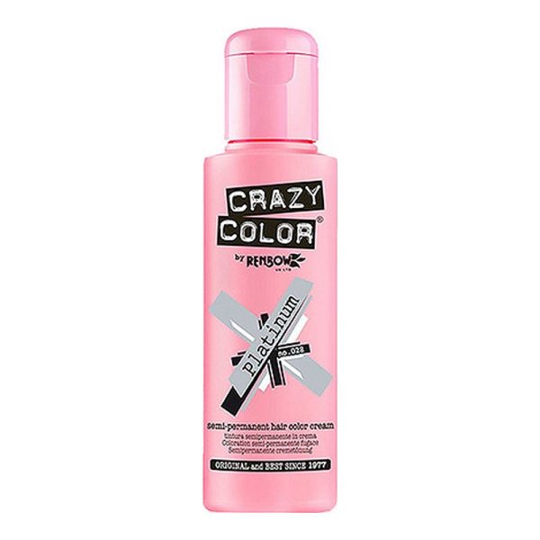 Ημιμόνιμη Βαφή Platinium Crazy Color Nº 028 (100 ml) - S4245742