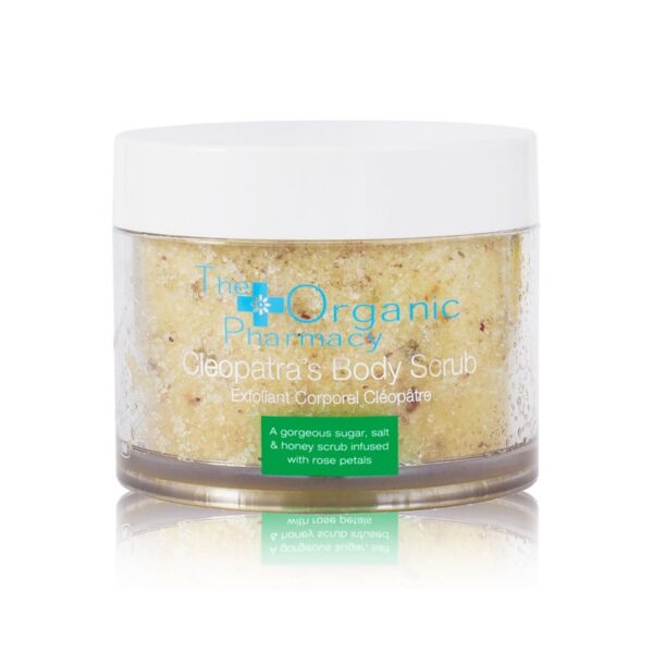 The Organic Pharmacy Cleopatra's Body Scrub Sugar, Honey & Rose Petals 400 gr - PARC-O2-064-01