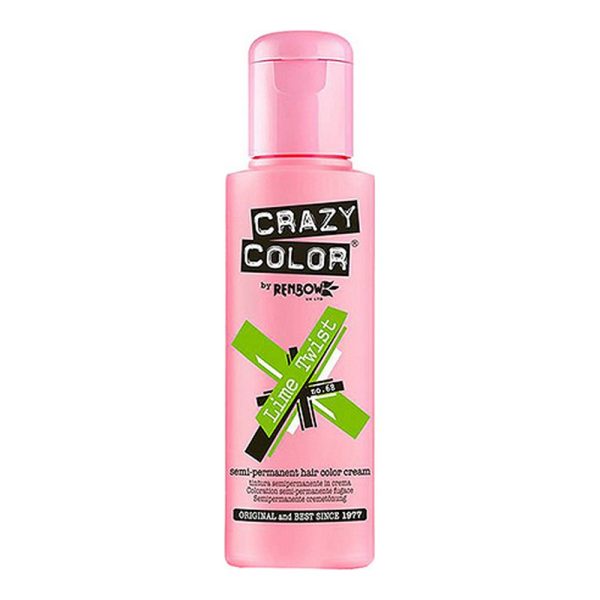 Ημιμόνιμη Βαφή Lime Twist Crazy Color Nº 68 (100 ml) - S4247890