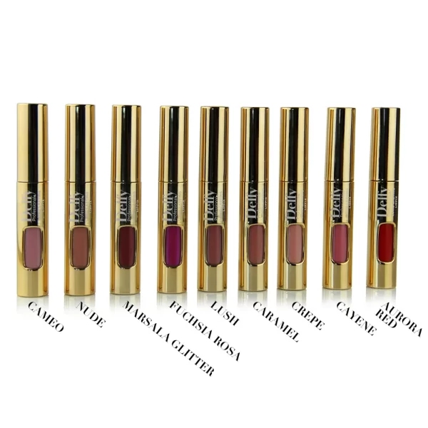 DELFY LIPFIX GOLD liquid lipstick #fuchsia pink 8 gr - NVA5710864