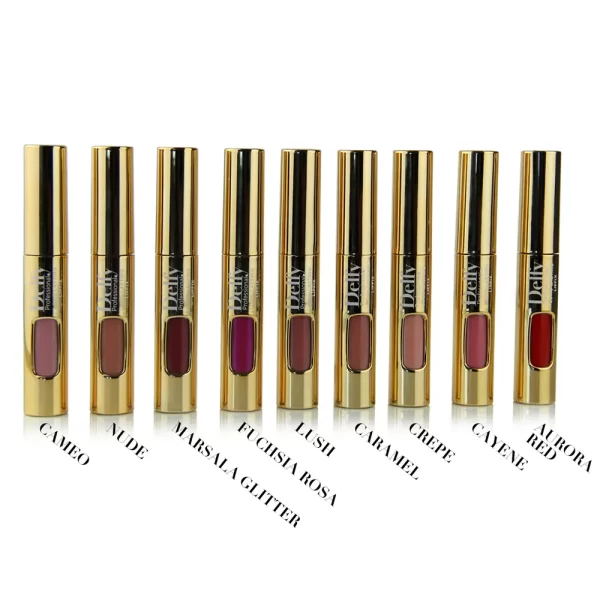 DELFY LIPFIX GOLD liquid lipstick #aurora red 8 gr - NVA5710871