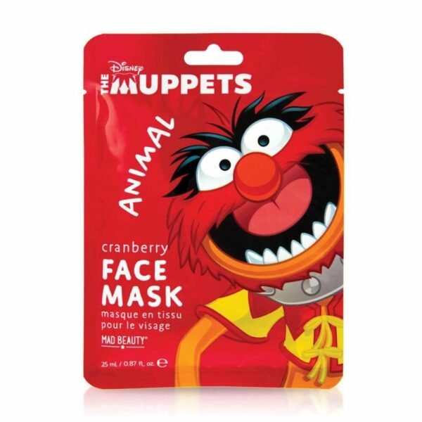 Μάσκα Προσώπου Mad Beauty The Muppets Animal Βακκίνια (25 ml) - S4513484