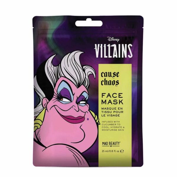 Μάσκα Προσώπου Mad Beauty Disney Villains Ursula (25 ml) - S4513495