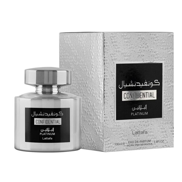 Ανδρικό Άρωμα EDP Lattafa Confidential Platinum (100 ml) - PARB-01-664-00