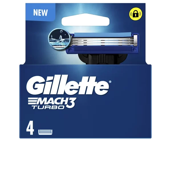 GILLETTE MACH 3 TURBO charger 4 spare parts - NVA0429216