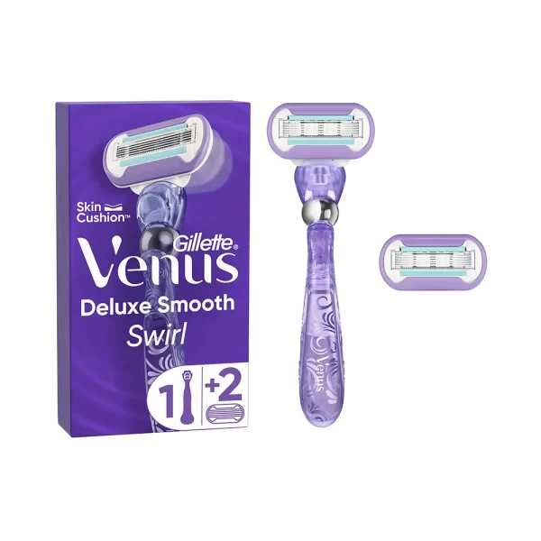 GILLETTE VENUS SWIRL SMOOTH machine + 2 spare parts - NVA0588227