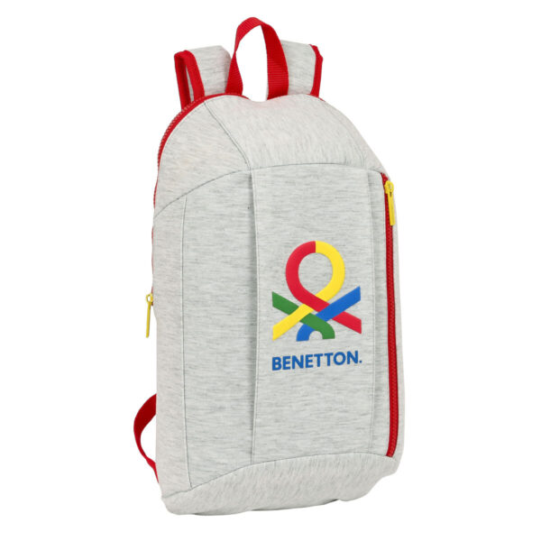 Σακίδιο Πλάτης Casual Benetton Pop Γκρι 10 L - S4308055