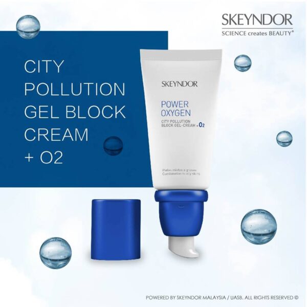 Skeyndor Power Oxygen City Pollution Block Gel-Cream + O2 50 ml - PARC-SY-105-50