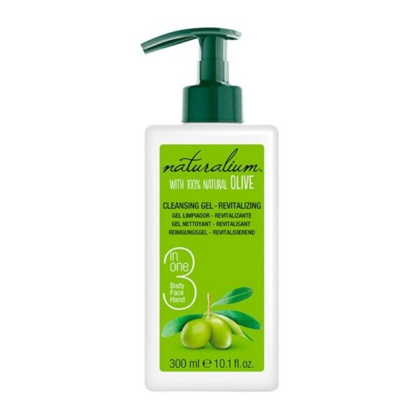 NATURALIUM OLIVA 100% cleasing gel revitalizing 300 ml - S4519956