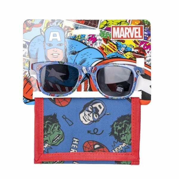 Sunglasses and Wallet Set The Avengers 2 Τεμάχια Μπλε - S0738882