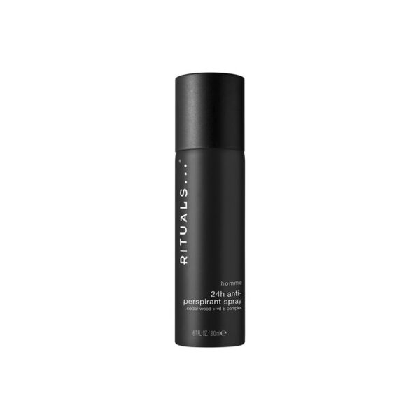 Rituals Homme 24H Anti-Perspirant Spray Cedar Wood + Vit E Complex 200 ml - PARC-RI-683-01