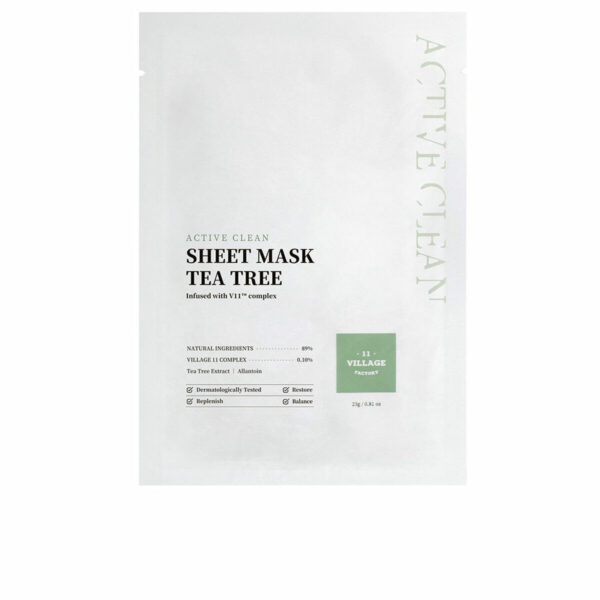 Μάσκα Προσώπου Village 11 Factory Active Clean Tea Tree 23 g - NVA3754402