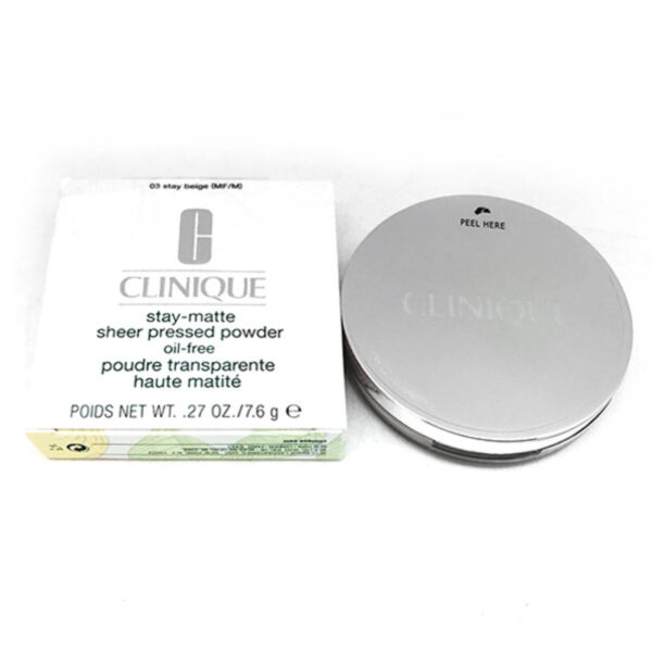 Συμπαγής Σκόνη Stay-Matte Clinique 101-Invisible Matte (7,6 g) - PARC-CQ-839-Y0