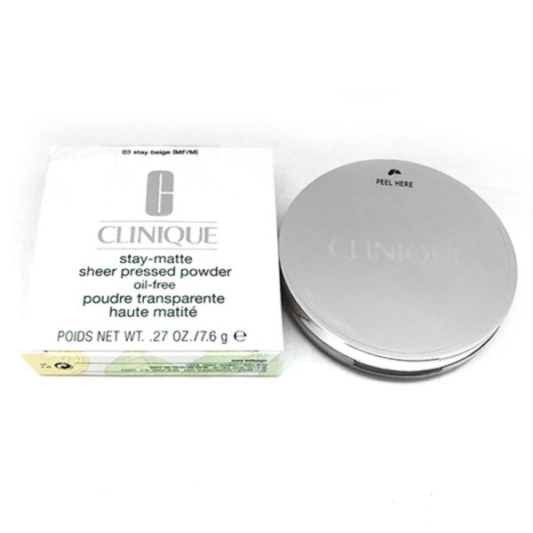 Clinique Stay-Matte Sheer Pressed Powder - #01 Stay Buff 7.6 gr - PARC-CQ-211-01