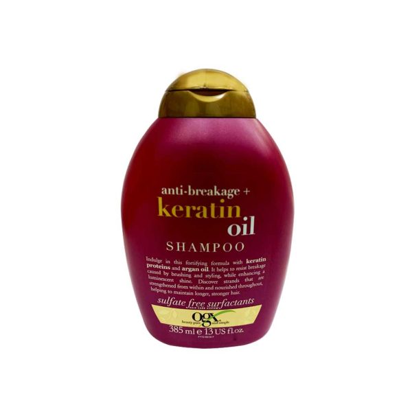 OGX KERATIN OIL anti-breakage hair shampoo 385 ml - NVA6977519