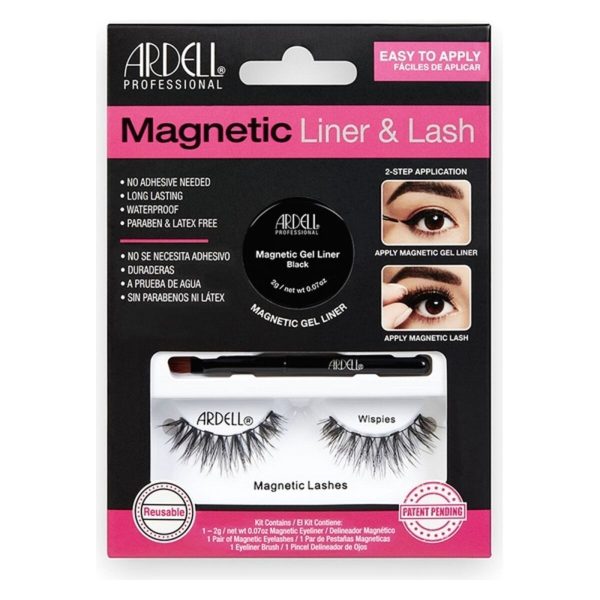 ARDELL MAGNETIC LINER & LASH WISPIES liner + 2 lashes - NVA4368508