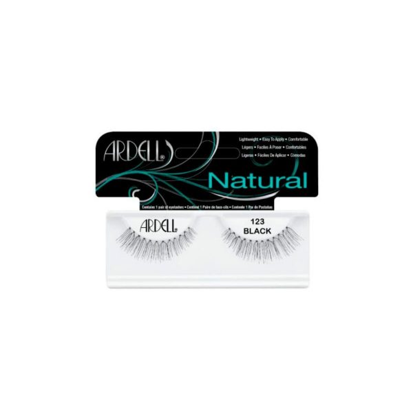 ARDELL NATURAL eyelashes #123-black 1 u - NVA4623102