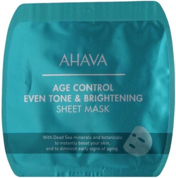 Ahava T.T.S. Age Control Even Tone & Bright. Sheet Mask 17 g - PARC-AK-106-01