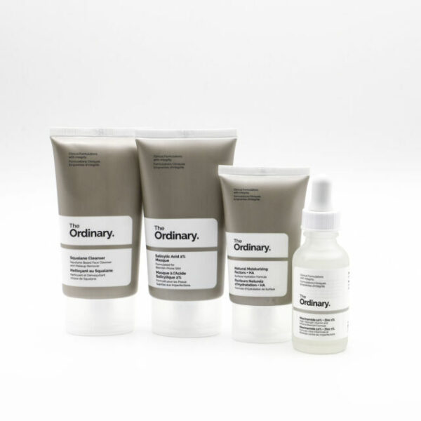 The Ordinary The Balance Set Squalane Cleanser 50ml/Salicylic Acid 2% Masque 50ml/Niacinamide 10% + Zinc 1% 30ml/Natural Moisturizing Factors + HA 30ml set x 160 ml - PARC-T2-057-02