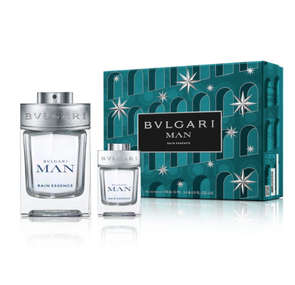 Bvlgari Man Rain Essence Giftset Edp Spray 100ml/Edp Spray 15ml set x 115 ml - PARK-2F-040-03