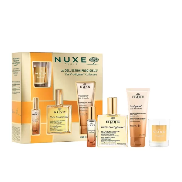 NUXE HUILE PRODIGIEUSE DRY OIL CASE 4 pcs - NVA0041655