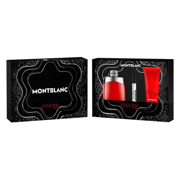 MONTBLANC LEGEND RED CASE 3 pcs - NVA0147989