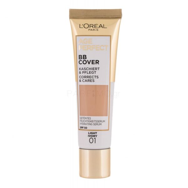 L'ORÉAL PARIS AGE PERFECT BB COVER liquid makeup SPF50 #01-light ivory 30 ml - GETNVA3903139-1