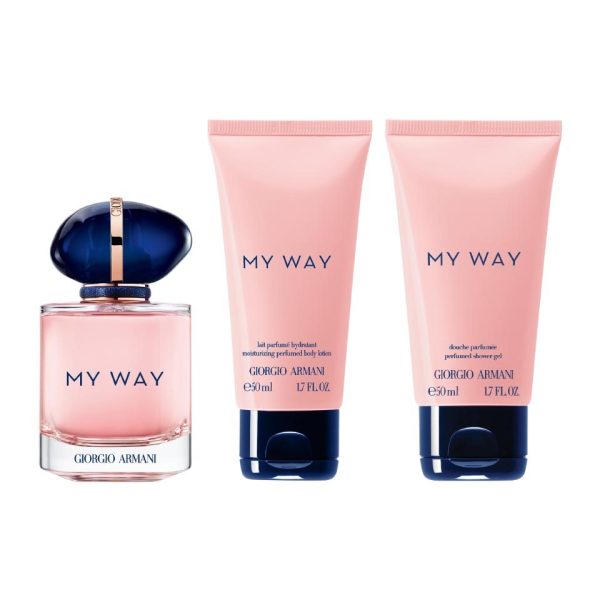 Armani My Way Giftset Edp Spray 50ml/Body Lotion 50ml/Shower Gel 50ml set x 150 ml - PARN-AY-040-21