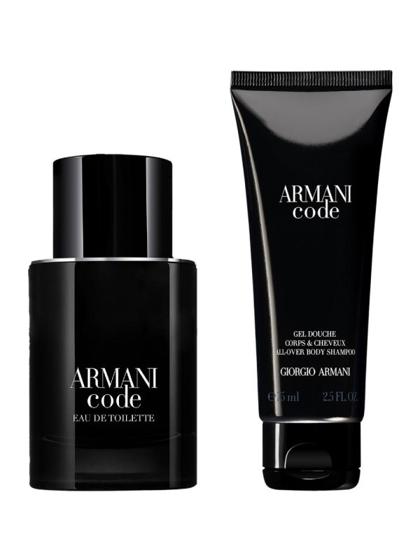 Armani Code Pour Homme Giftset Edt Spray 50ml/All Over Body Shampoo 75 ml set x 125 ml - PARP-AJ-040-52