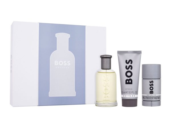 Hugo Boss Bottled Giftset Edt Spray 100ml/Shower Gel 100ml/Deodorant Stick 75ml set x 275 ml - PARP-H3-040-74