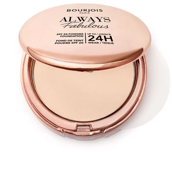 BOURJOIS ALWAYS FABULOUS powder makeup base SPF20 #100-Rose Ivory 7 gr - PARC-BJ-154-07