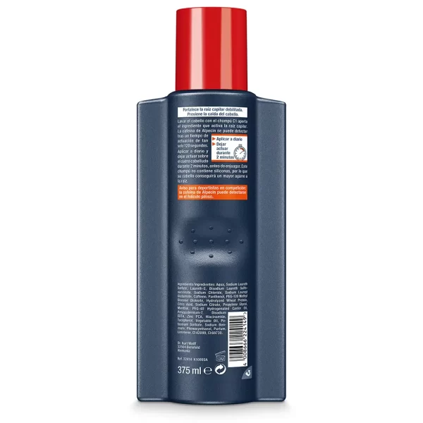 ALPECIN CAFFEINE anti-hair loss shampoo C1 375 ml - NVA6224149